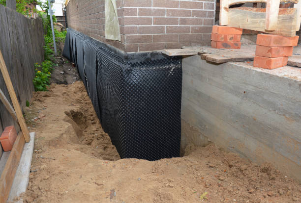 SJ Waterproofing Pros technician performing targeted Crawl Space Encapsulation assessment in Canandaigua, NY